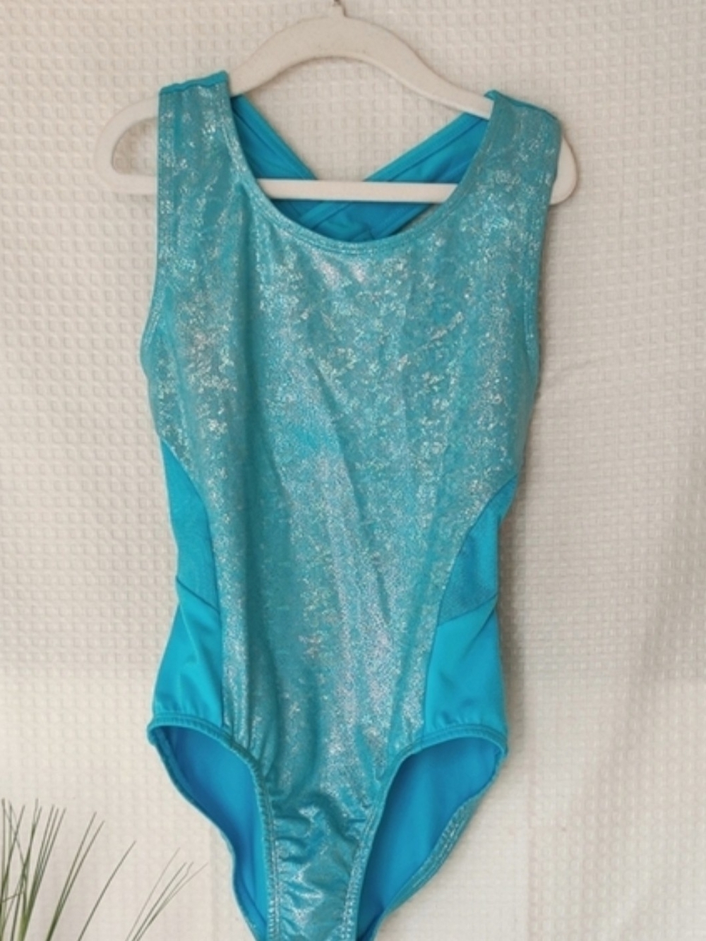 More Than Magic Girls Blue Swimsuit Size M(7/8)